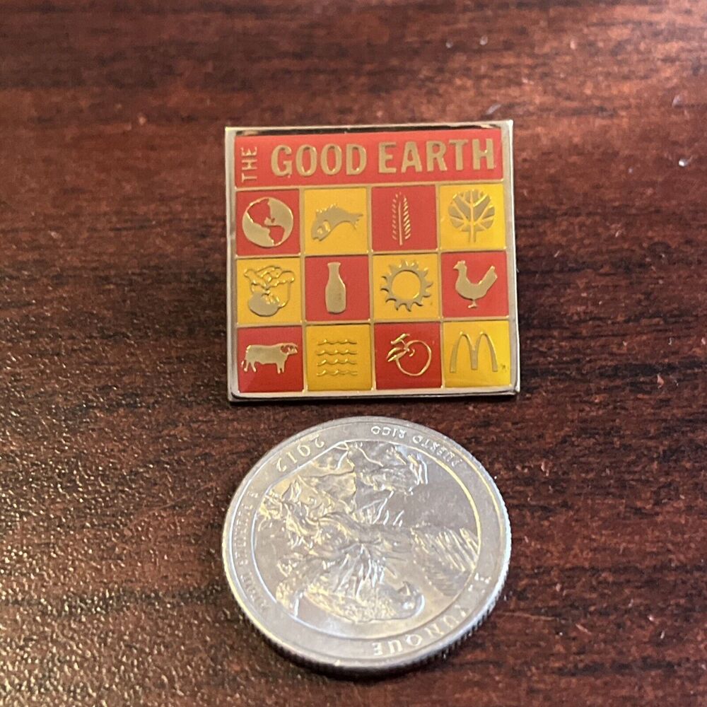 McDonald’s The Good Earth Employee Pin - Picture 2 of 3